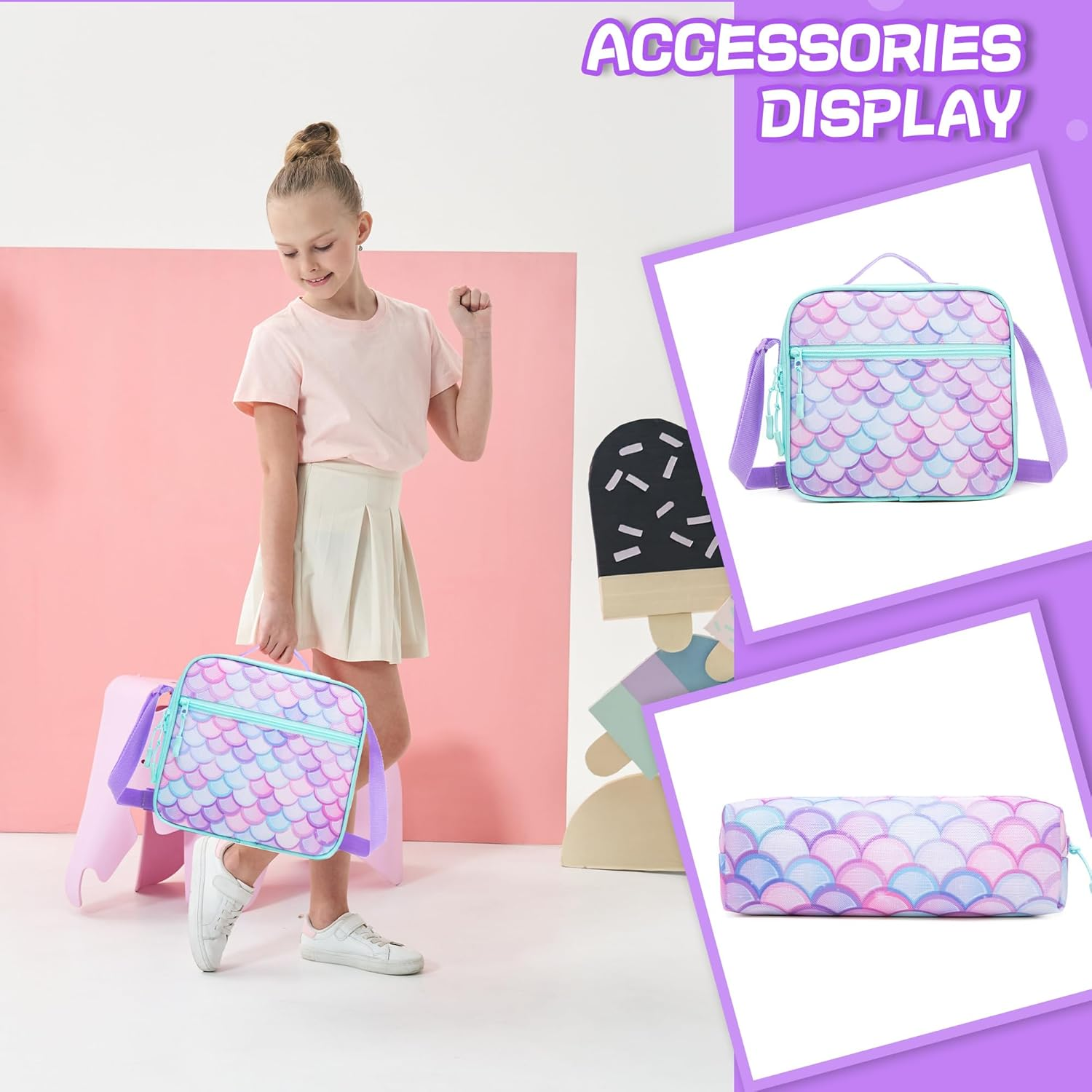 Meetbelify Rolling Backpack for Girls Boys Backpacks with Wheels Kids Carry on Luggage for Girls Boys image number 3