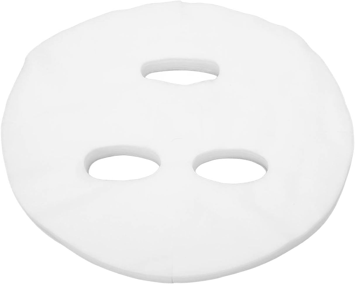 Pre Cut Facial Mask Sheet, DIY Facial Mask Paper Fiber Spa Moisturizing for Home image number 1