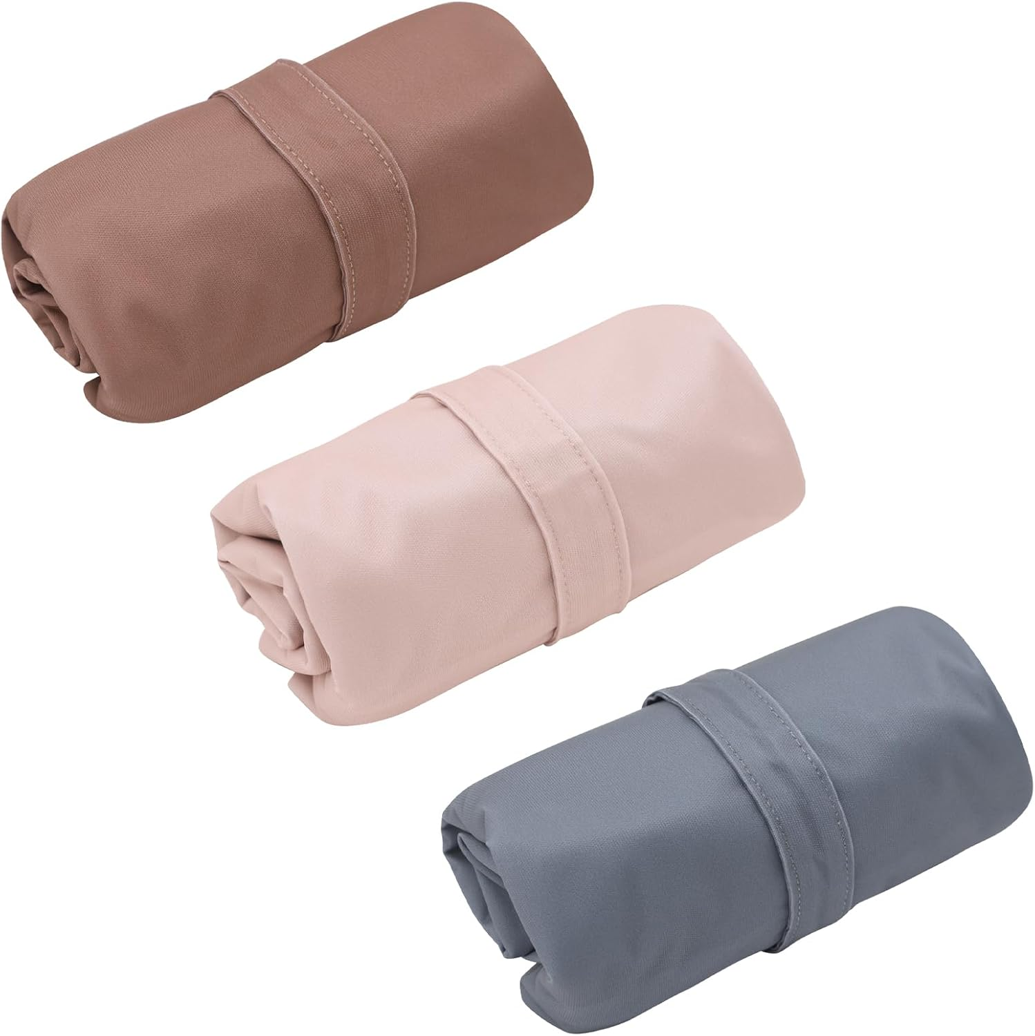 ALVABABY Wet Dry Bags 3Pcs Waterproof Reusable with Two Zippered Pockets Travel Beach Pool Daycare Soiled Baby Items Yoga Gym Bag for Cloth Diaper Swimsuits or Wet Clothes 3L-ZM12-AU image number 2