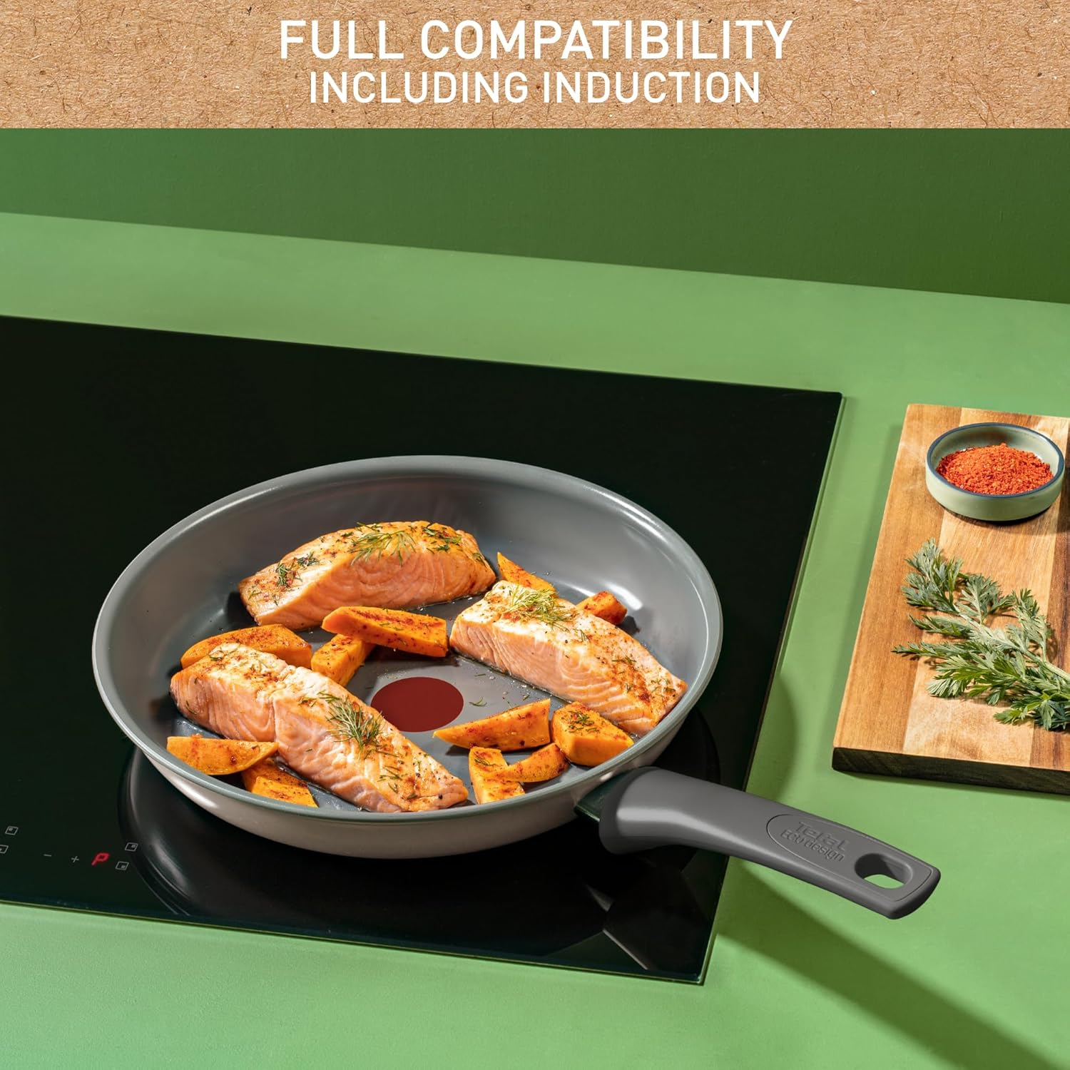 Tefal Revive Ceramic Induction Non-Stick Frypan 28Cm image number 2