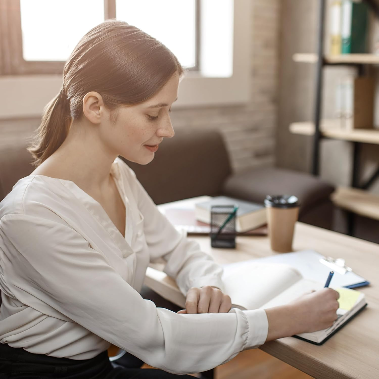 MGGAO College Rule Notebook for Women Men, 318 Numbered Pages Journal, A5 Butterfly Floral Journals for Writing, Aesthetic Notebooks, Work School Note Taking, 5.4" X 8.4" image number 6