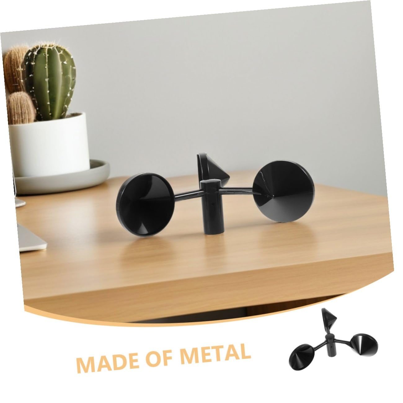 STAHAD 3Pcs Metal Wind Speed Measurement Cups Portable Anemometer Accessories for Precise Wind Monitoring HVAC Cfm Airflow Replacement Tool for Meteorological and Industrial Use image number 1