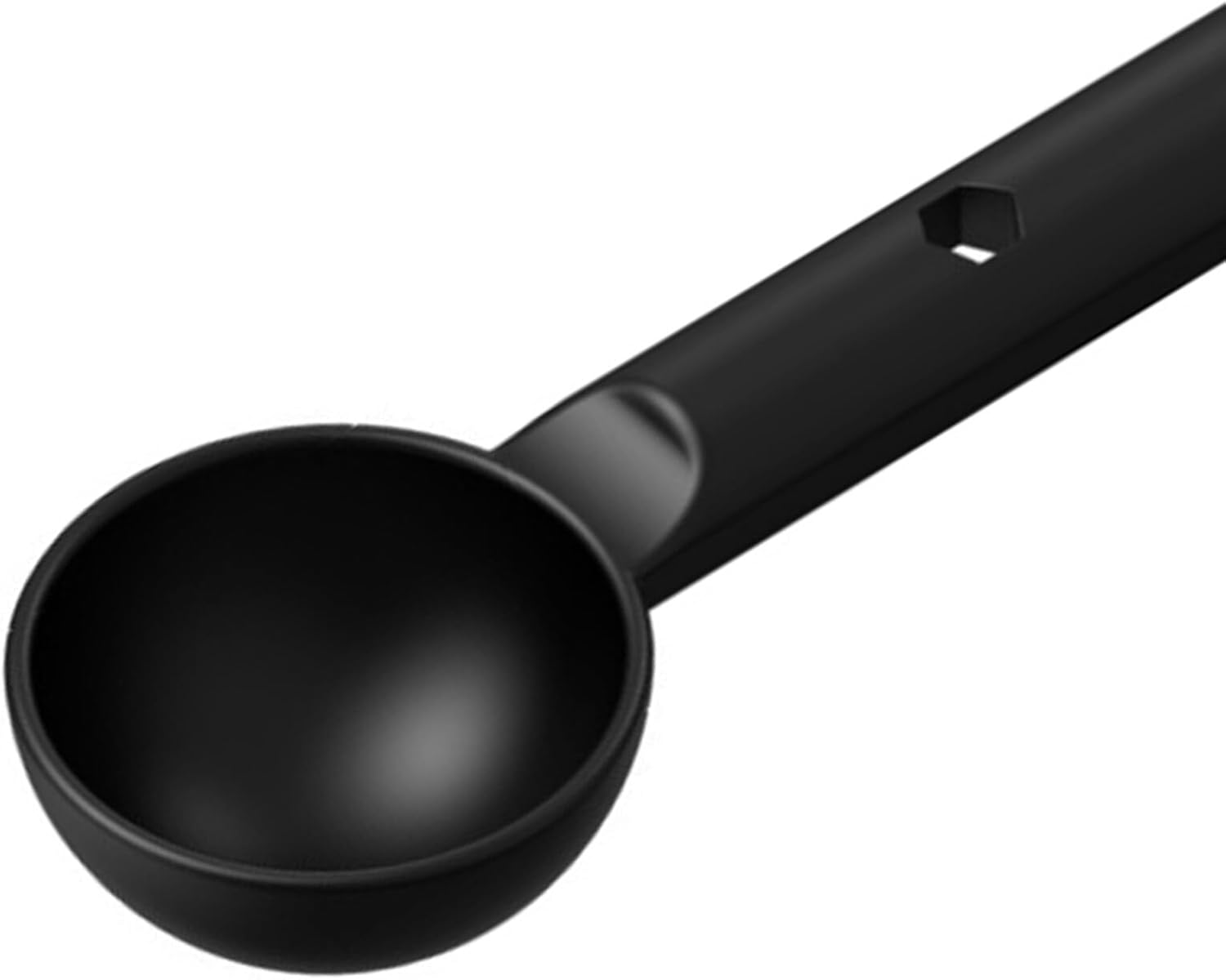 Amosfun 2-In-1 Espresso Scoop and Tamper Coffee Measuring Spoon Black Coffee Grounds Tamper Tool for Home Kitchen and Shops Espresso Making Accessories image number 6