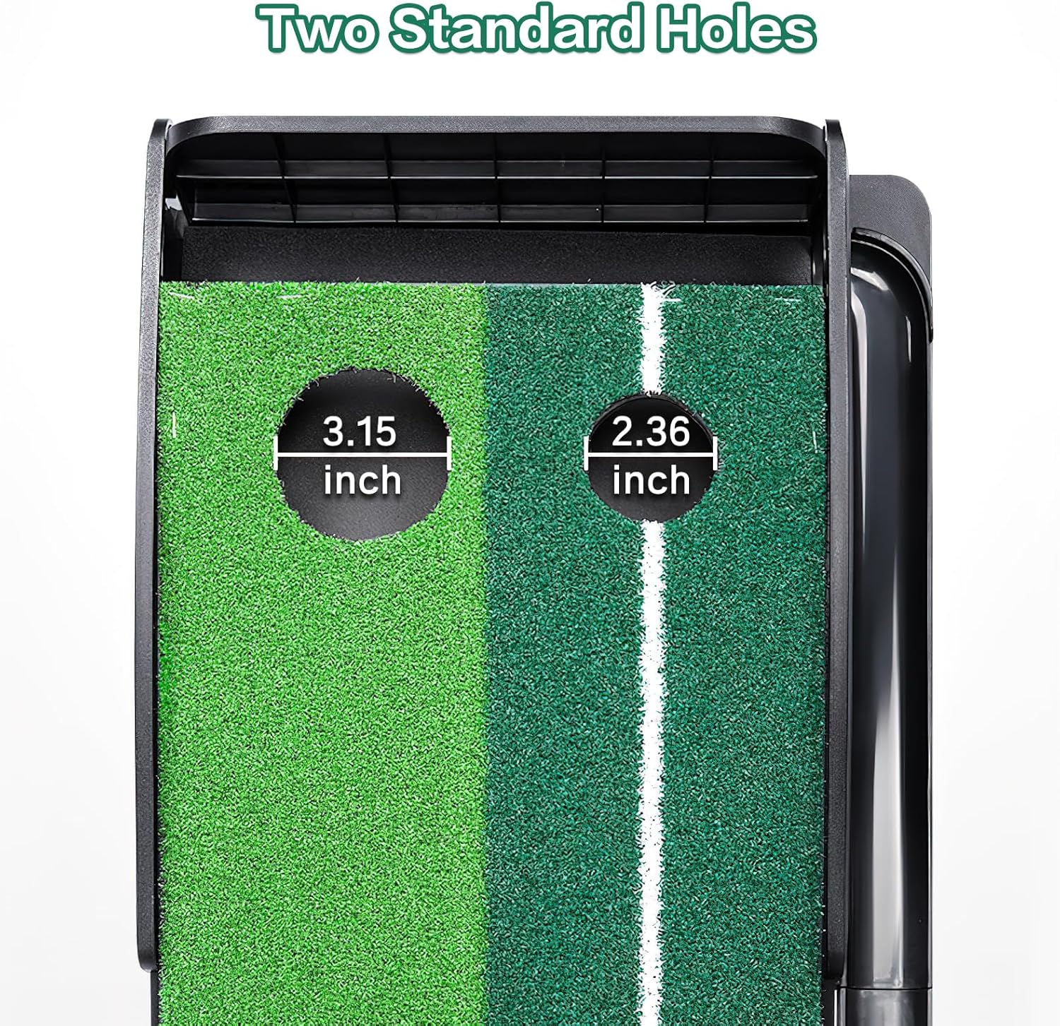 Qutumill Putting Green Golf Putting Mat for Indoor, Putting Matt with Auto Ball Return, Mini Golf Set Golf Accessories for Men, Indoors Golf Matt image number 5