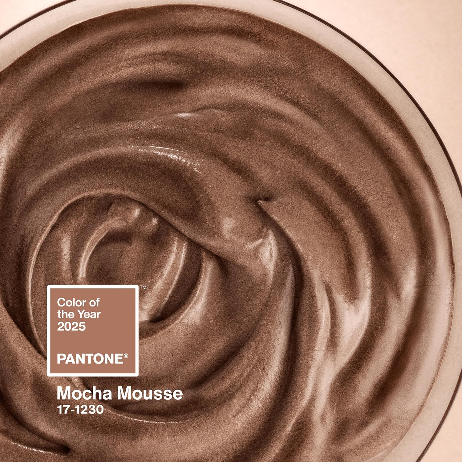 Pantone Porcelain Coffee Mug, 375 Ml, with Gift Box, Colour of the Year 2025: Mocha Mousse 17-1230 image number 2