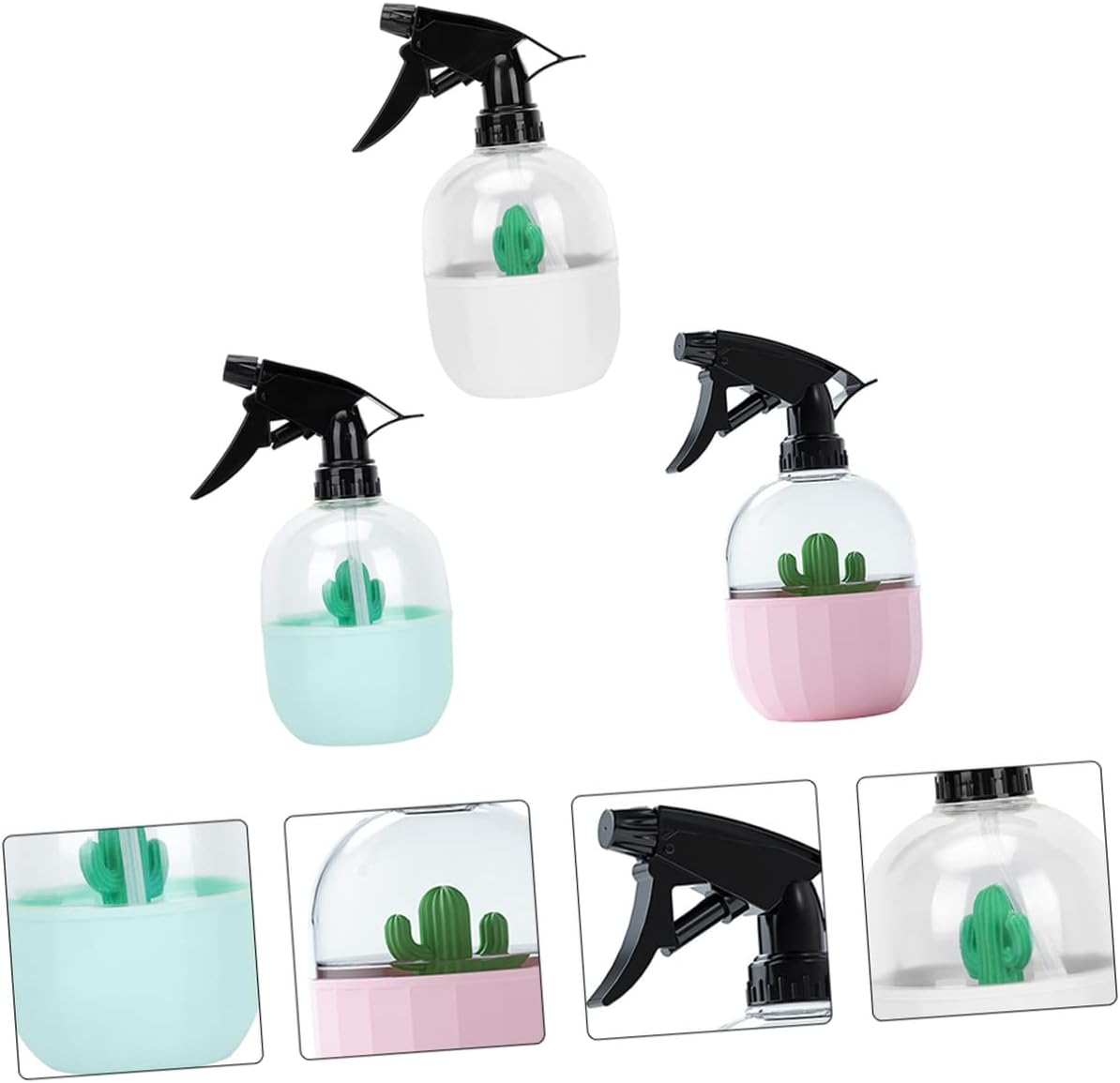 FOMIYES 3Pcs High Pressure Mist Spray Planting Bottle Hand Press Watering Pot for Garden Tool Water Sprinkler for Gardening Supplies image number 6