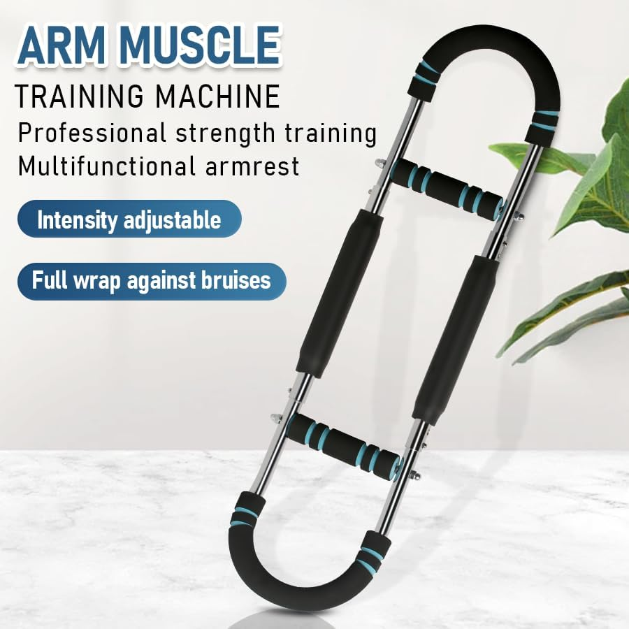 Twister Arm Trainer, Adjustable Hotwave Arm Trainer, Portable Chest Trainer for Men & Women, Detachable Power Twister Bar for Home Chest Workout Equipment image number 5