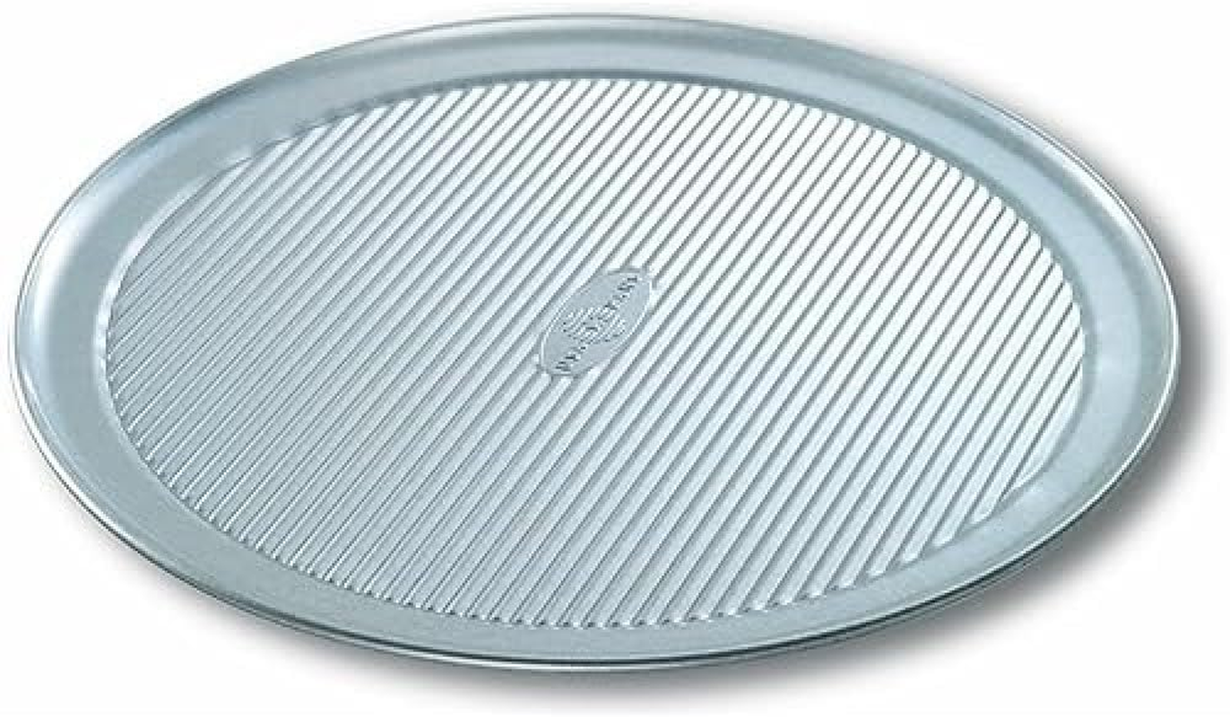 USA PAN 1090PZ Bakeware Aluminized Steel Pizza Pan, 12-Inch, Grey image number 6