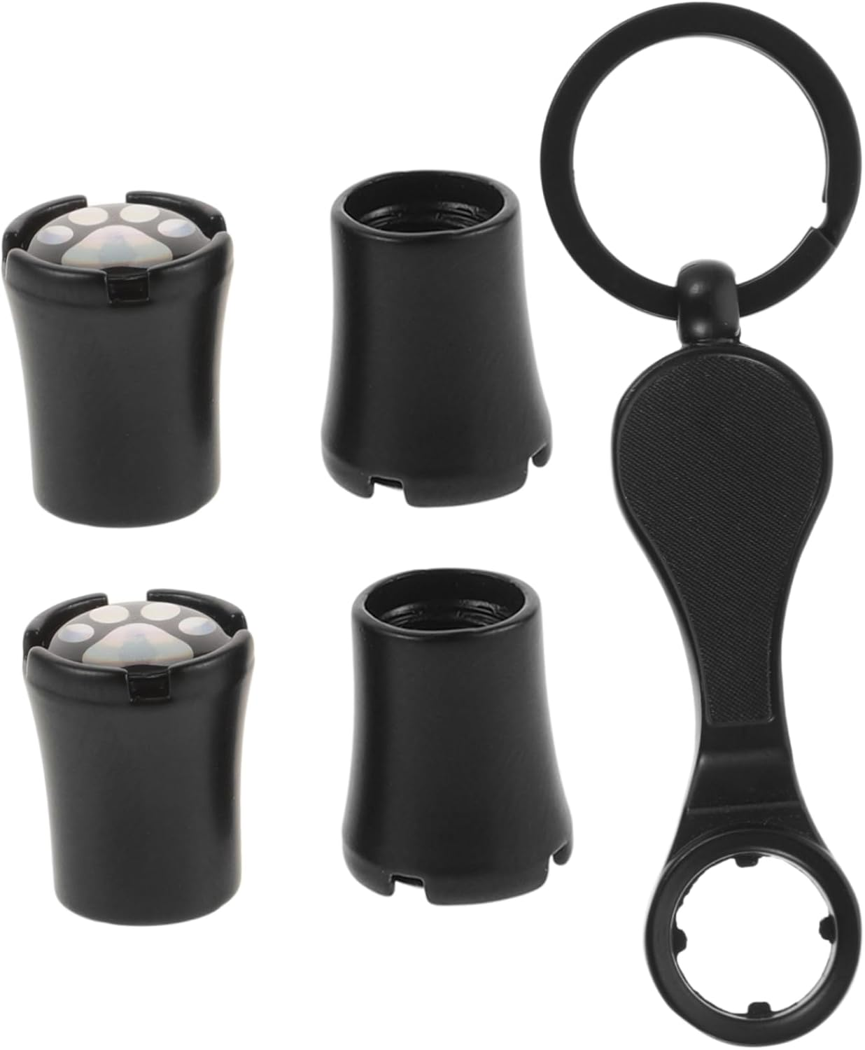 ULTECHNOVO Tire Valve Cap Lightweight Tire Valve Stem Cover Car Wheel Hub Cap Replacement Automotive Part Vehicle Supply