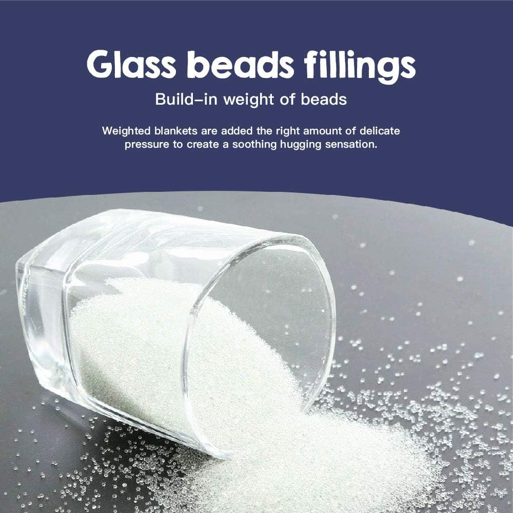 LUXOR Microfibre Weighted Blanket, Machine Washable Winter Blankets for Adults (4.5KG (104X152Cm), Navy)