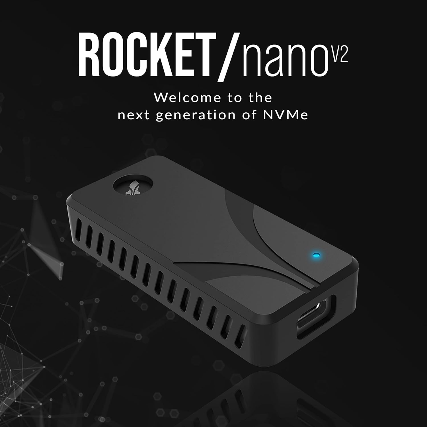 SABRENT 4TB External Aluminum SSD, Rocket Nano V2, USB 3.2 Gen 2X2, 1500 Mb/S Transfer Speeds [SB-4TB-NAV2] image number 2