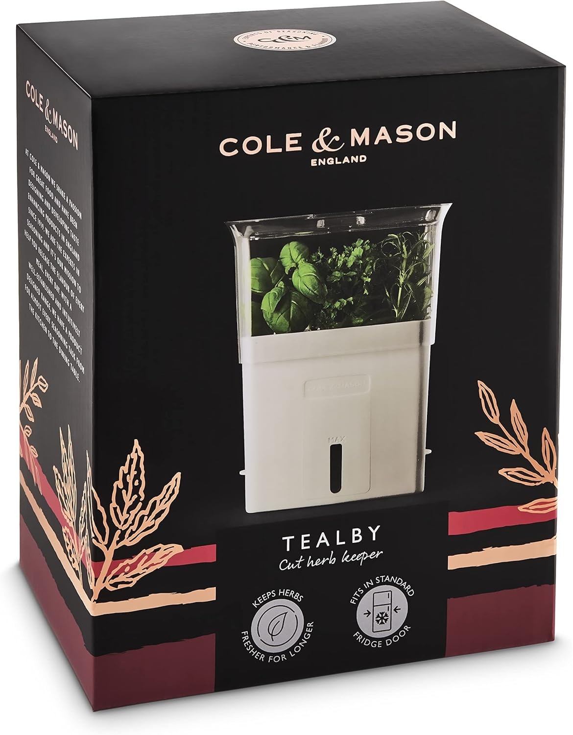 Cole & Mason 31401 Herb Keeper, White image number 3