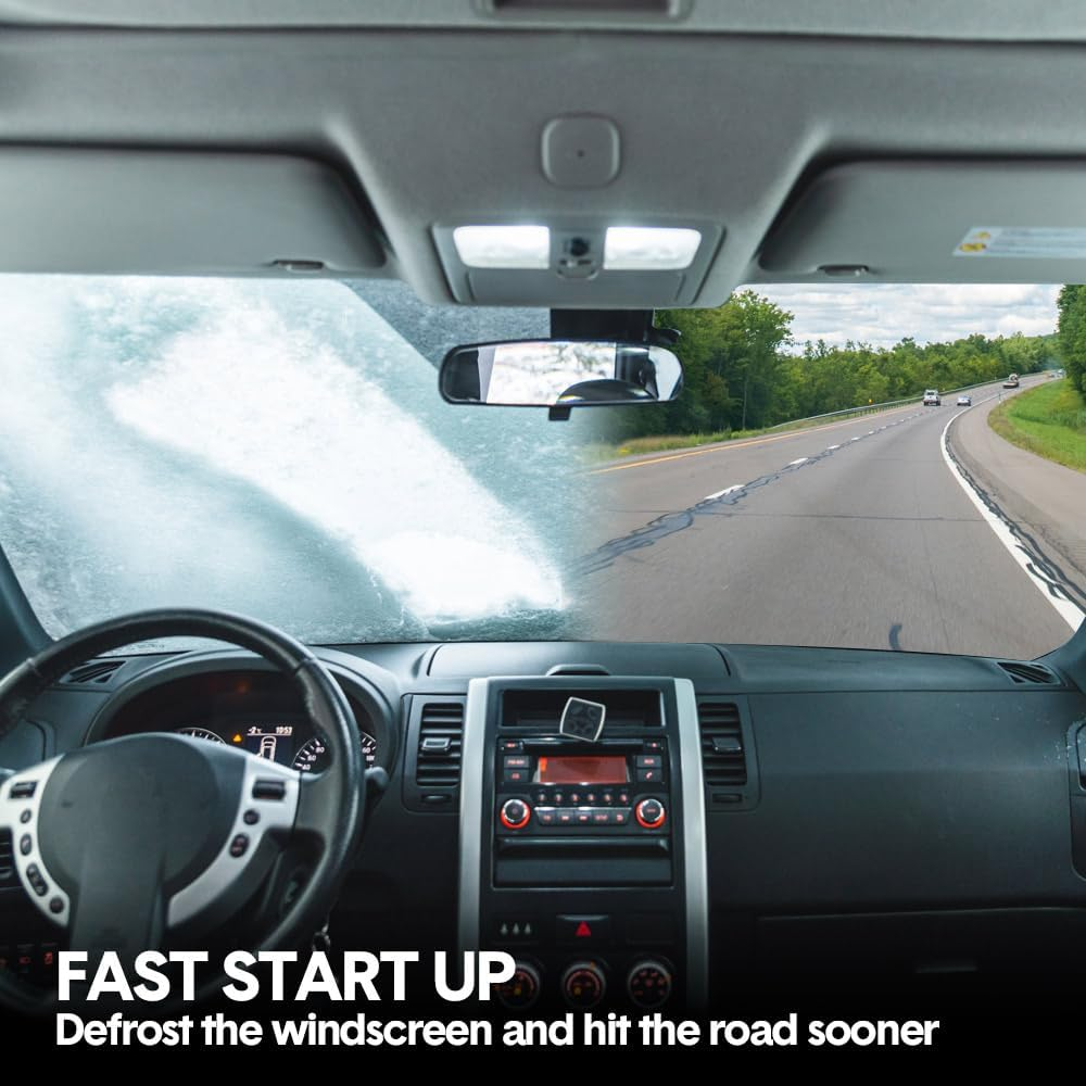 ALSTON Car Diesel Heater 12V/8KW Portable Parking Heater Fast Heating Thermostat 6 Level Adjustment with LCD Display for Car Truck Boat RV Campers Caravan image number 2