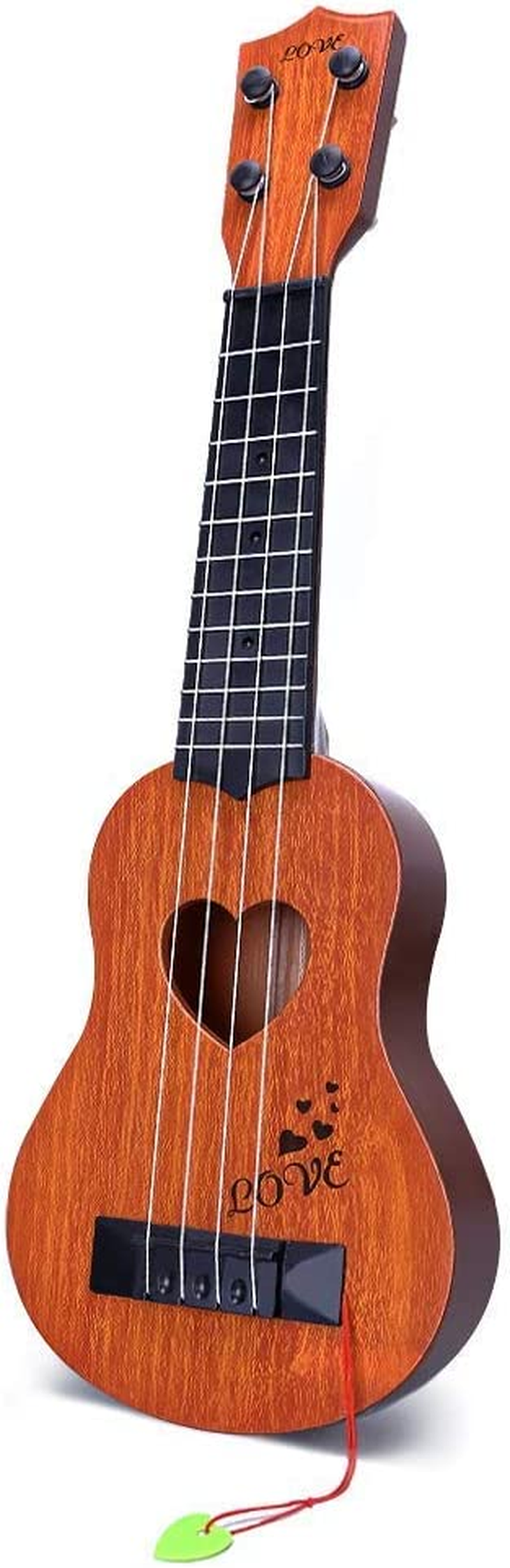 Yzeril Kids Toy Classical Ukulele Guitar Musical Instrument, Brown (Red Pine)