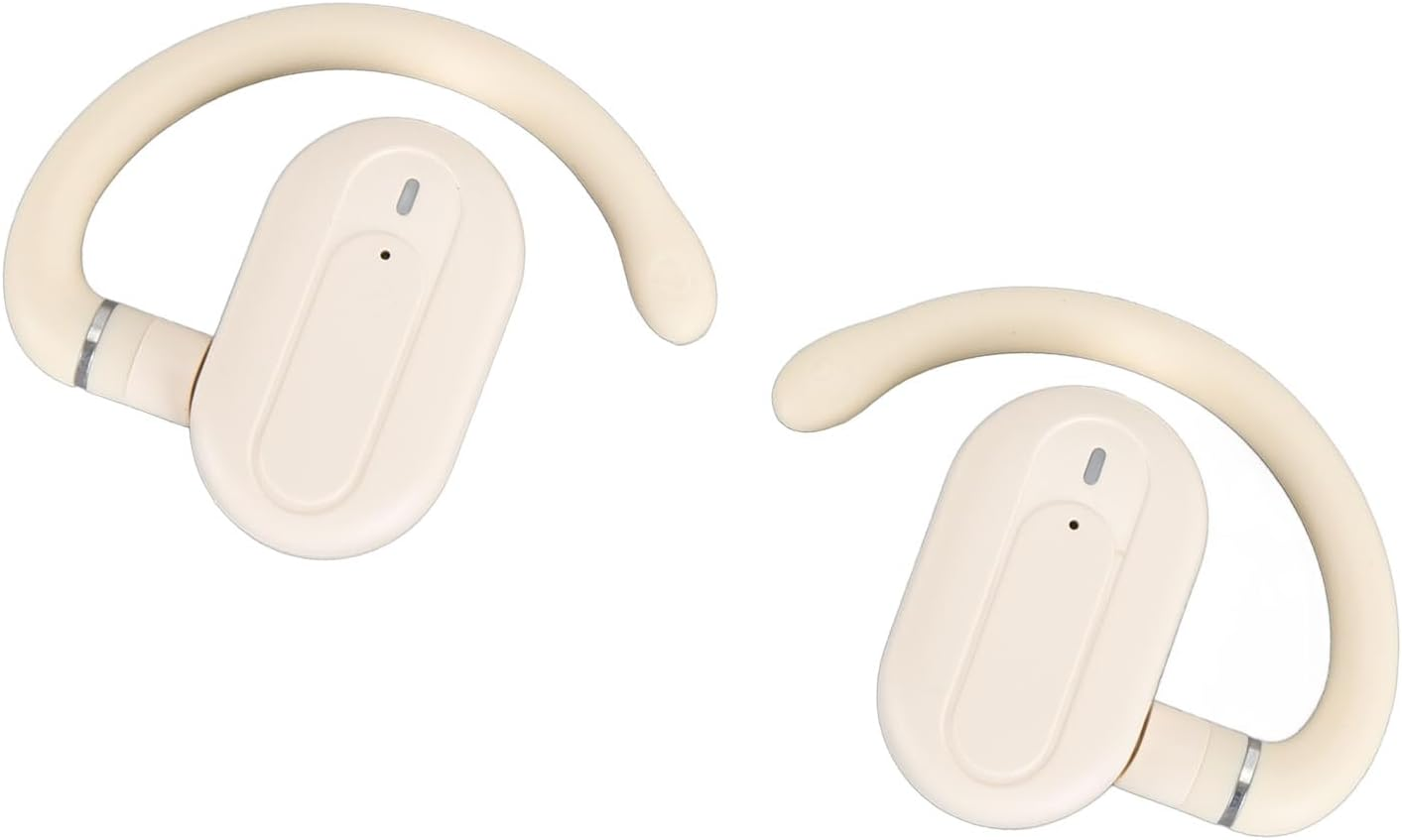 Dpofirs Open Headphones, Wireless, IPX7 Waterproof, with Microphone, for Long Periods of Time during Training [Touch Control] (Warm Yellow) image number 1