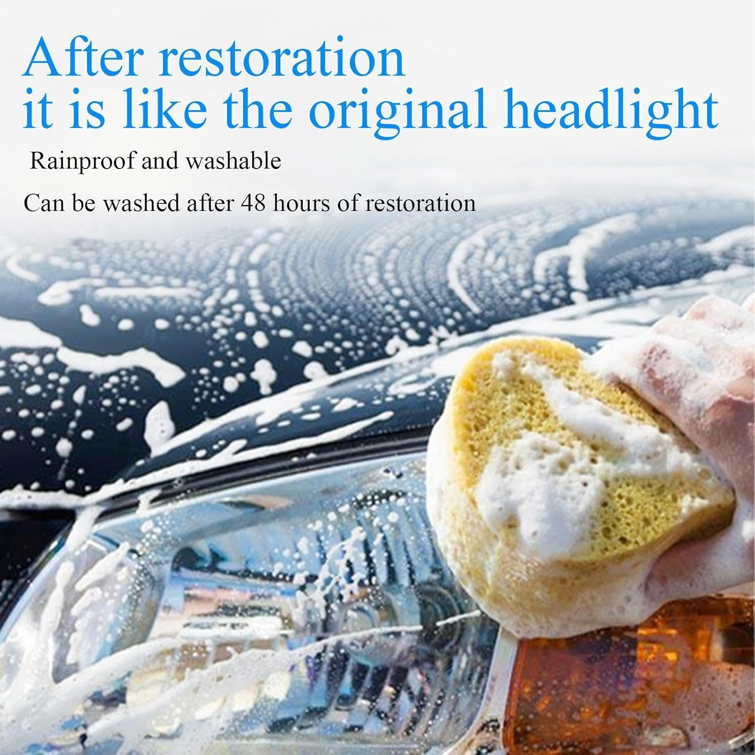 Headlight Polishing Kit - Automotive Headlight Repair Kit Polishing Restoration Kit,Scratch Restorer Kit with Repair Liquid Yellowing Car Care for Taillight & Car image number 4