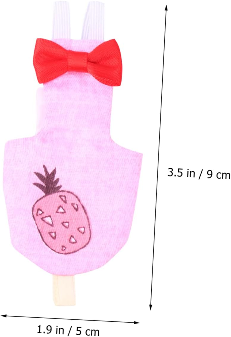 Minkissy 1Pc Bird Diaper for Pigeons and Geese Washable Nappy Bowknot Design Elastic Band for Comfort Suitable Parrots Bowknot and Absorbent image number 6