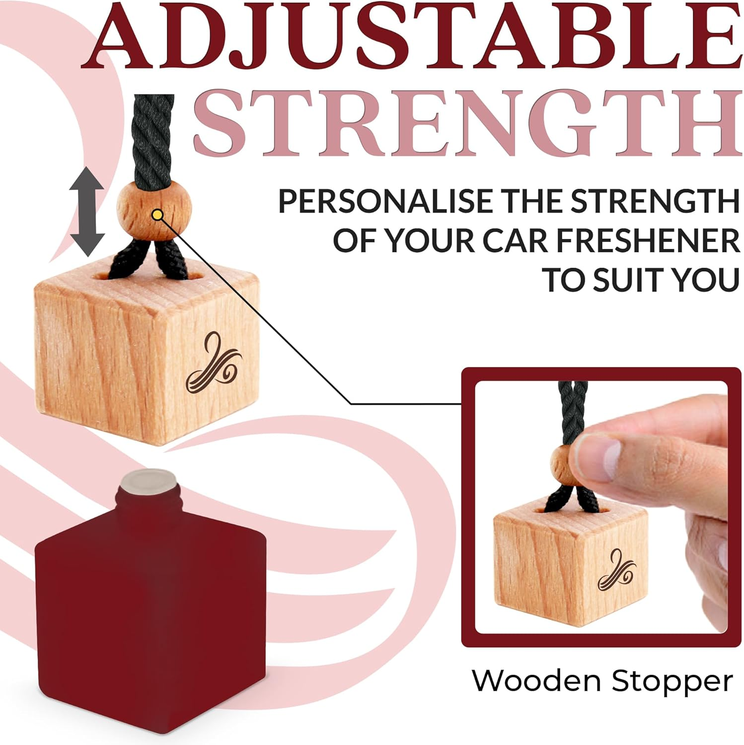 Carat Rouge Car Air Freshener for Women | Baccarat Rouge 540 Car Scents for Women | Car Fragrances - Carat Rouge by Perfa image number 3