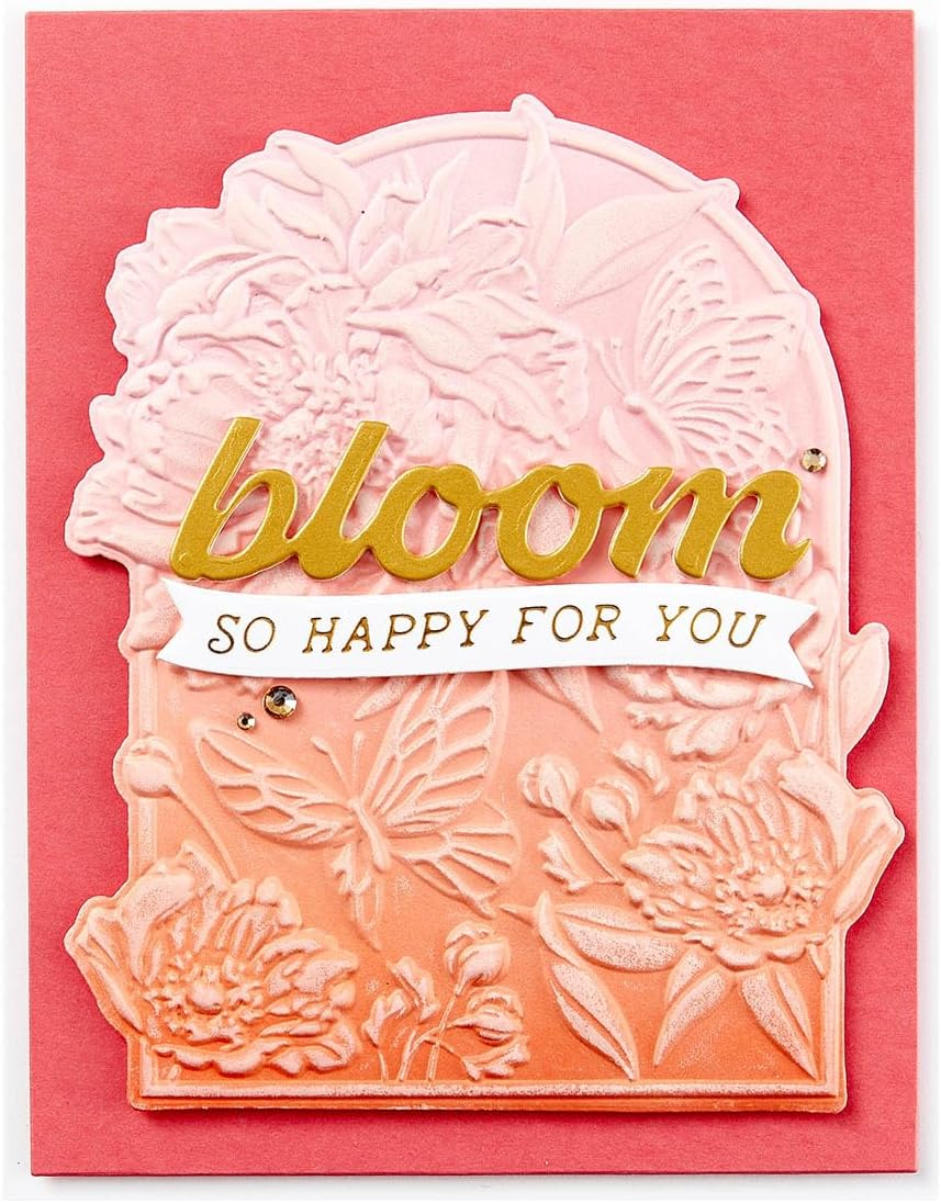 Spellbinders Floral for You 3D Emboss & Cut Folder from the Sealed 3D Botanicals Collection image number 4