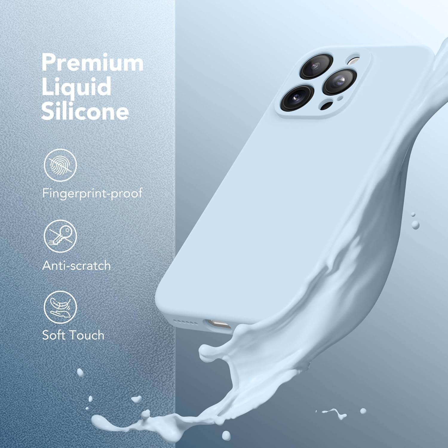 RUNGOS for Iphone 14 Pro Max Case Magsafe (Natural Liquid Silicone & Silky Touch) [Stable Magnet] [10Ft Mil-Grade Shockproof] Soft Microfiber Lining Cover for Iphone 14 Pro Max Magnetic Case 6.7'' image number 1