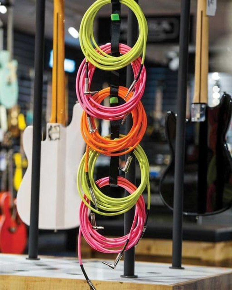 YELLOW MULTI PACK Easy to Use Cable Storage Organiser Strap. Tangle Free Portable Cable Management. Music Electrical Computer. KEEPS ALL TYPES of CABLES SEPARATE ORGANISED TIDY & TANGLE FREE image number 3