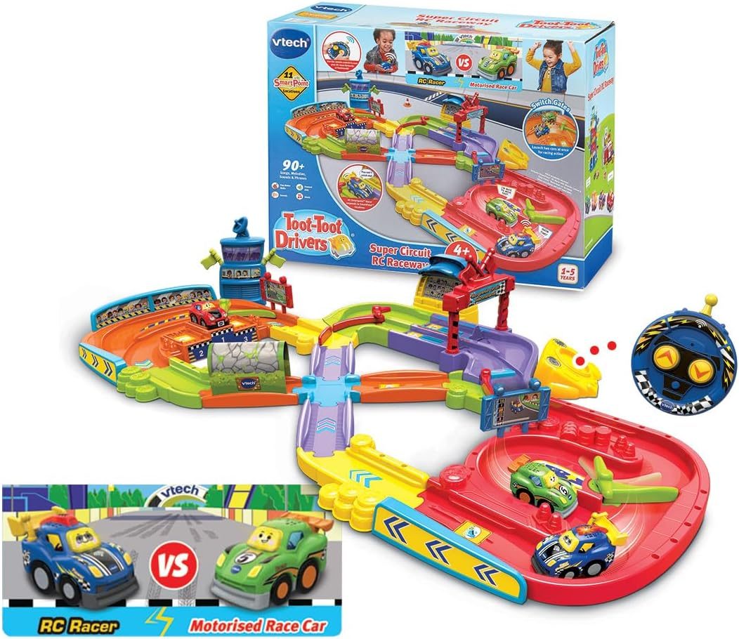 Vtech Toot-Toot Drivers Super Circuit RC Raceway - Toot-Toot Drivers, Kid'S RC Raceway Set - 570003 - Multicolour image number 5