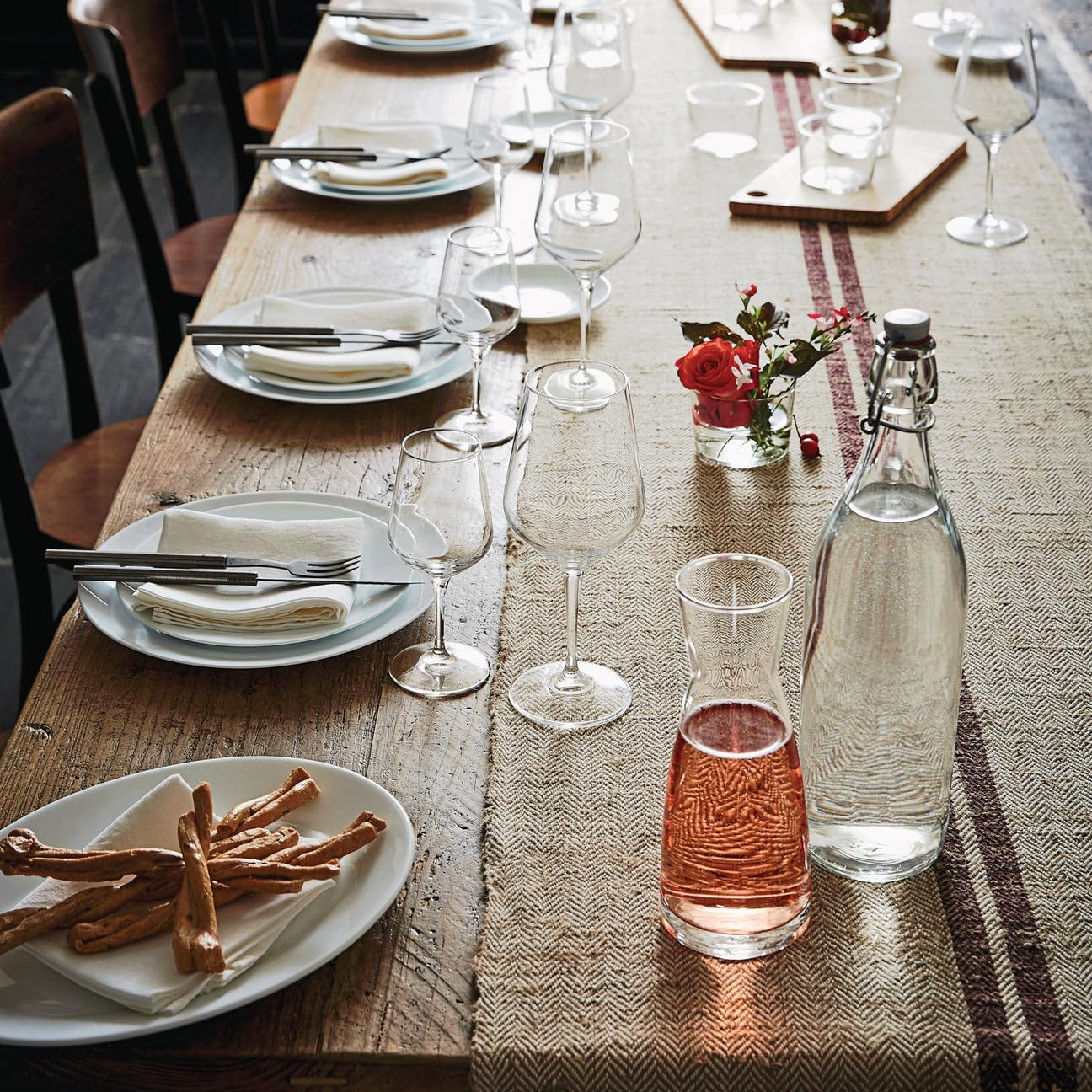 Bormioli Rocco Giara Bottle, 33.75-Ounce, Blue image number 2