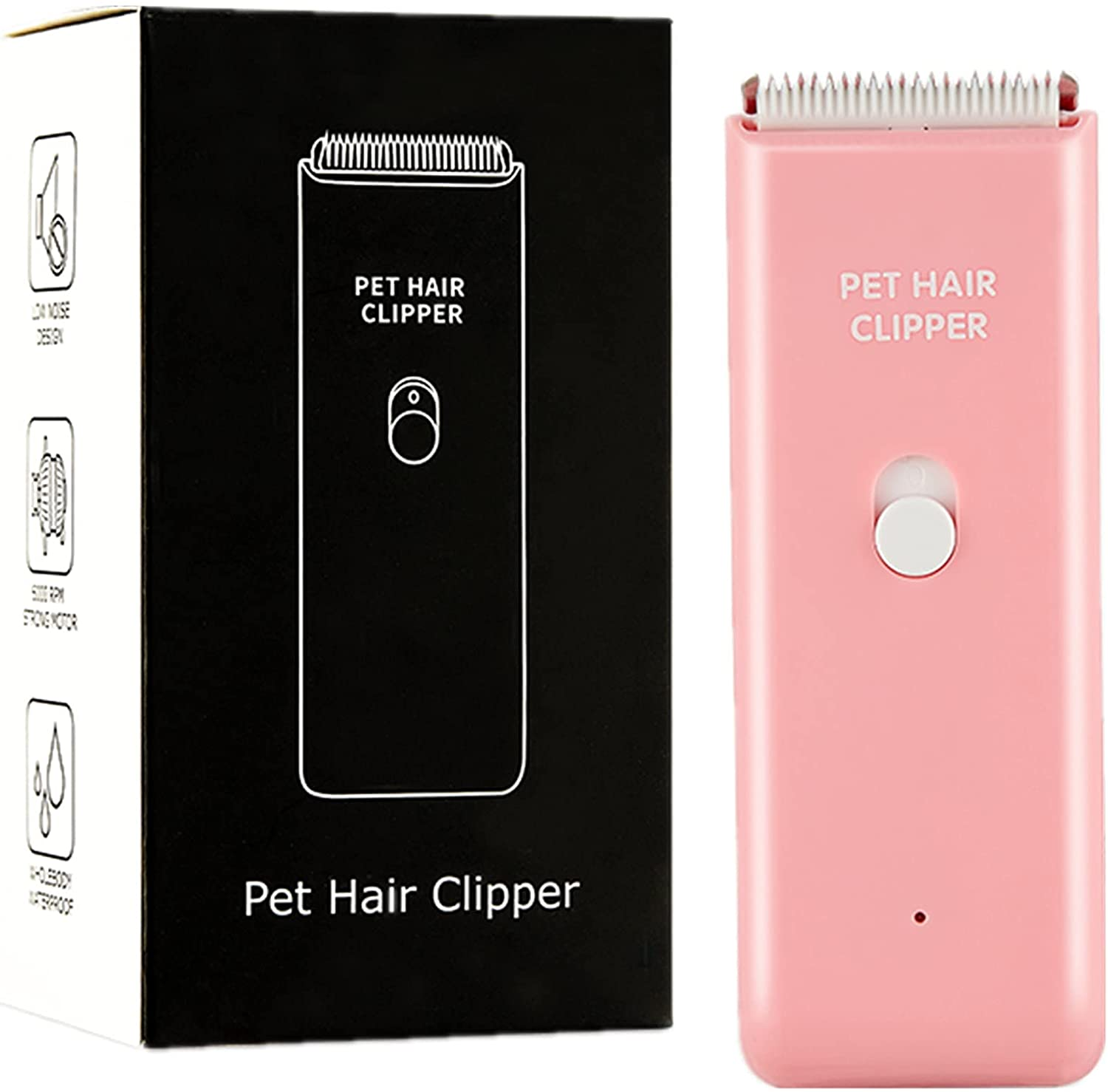 Dog Cat Home Hair Waterproof Clipper Portable Electric USB Rechargeable Pet Grooming Tools Low Noise Shaver Cordless Trimmer for Small and Large Pets image number 6