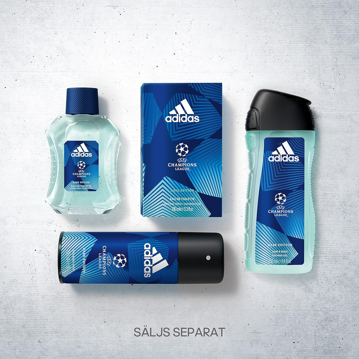 Adidas UEFA Champions League Dare Edition Eau De Toilette Spray for Men 100 Ml image number 1
