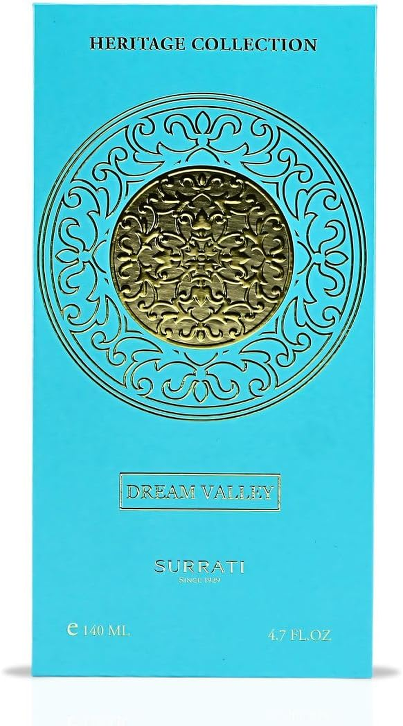 Surrati HERITAGE COLLECTION - DREAM VALLEY Eau De Parfum Spray 140ML (4.7 OZ) a Refreshing & Elegant Scent That Blends Crisp Citrus with Soft Florals. image number 6