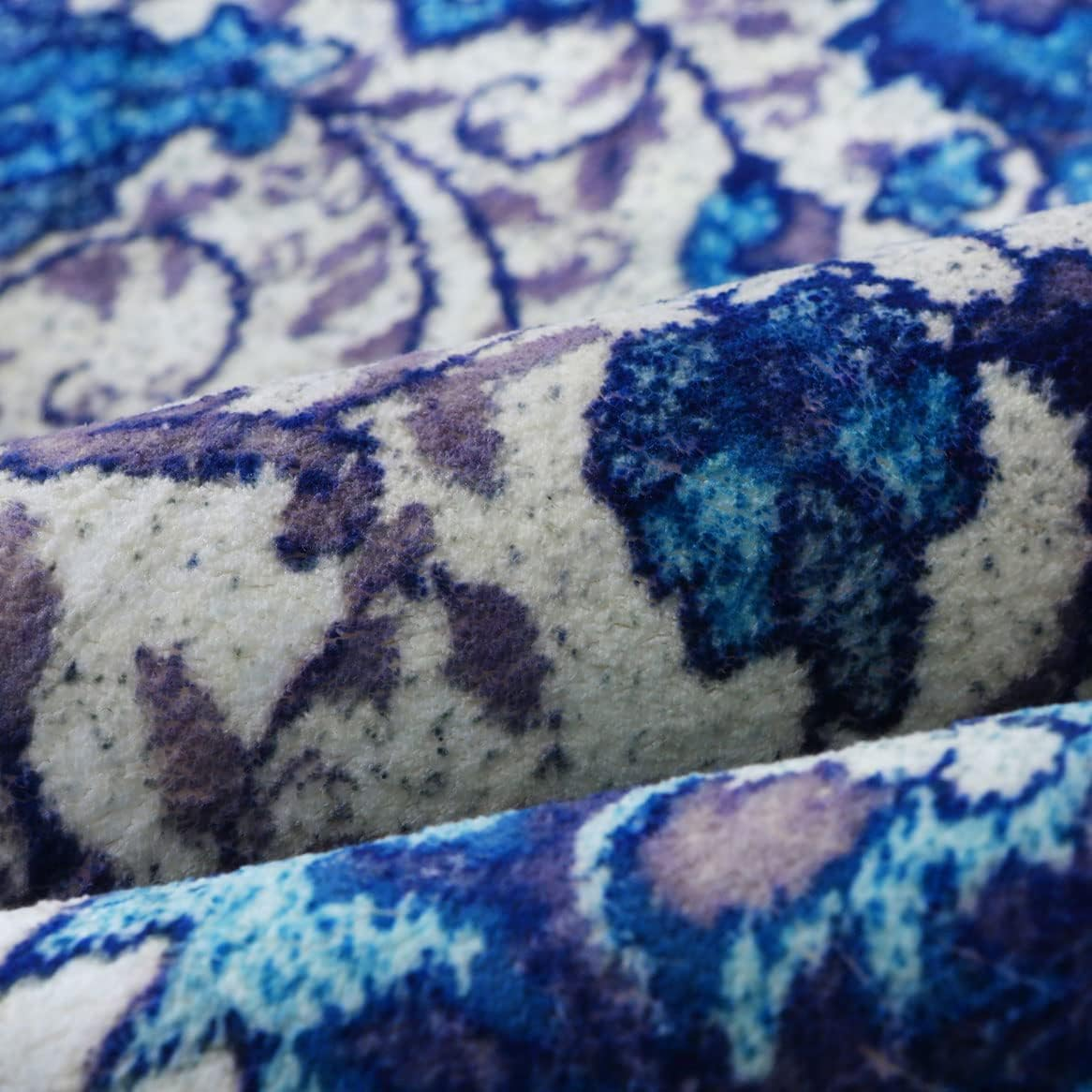 Calore Persian Area Rugs Soft Carpet Retro Rugs for Living Room Bedroom Floor Mat Indoor Home Decorative Rugs Extra Large Rug (Blue, 200 * 300Cm) image number 5