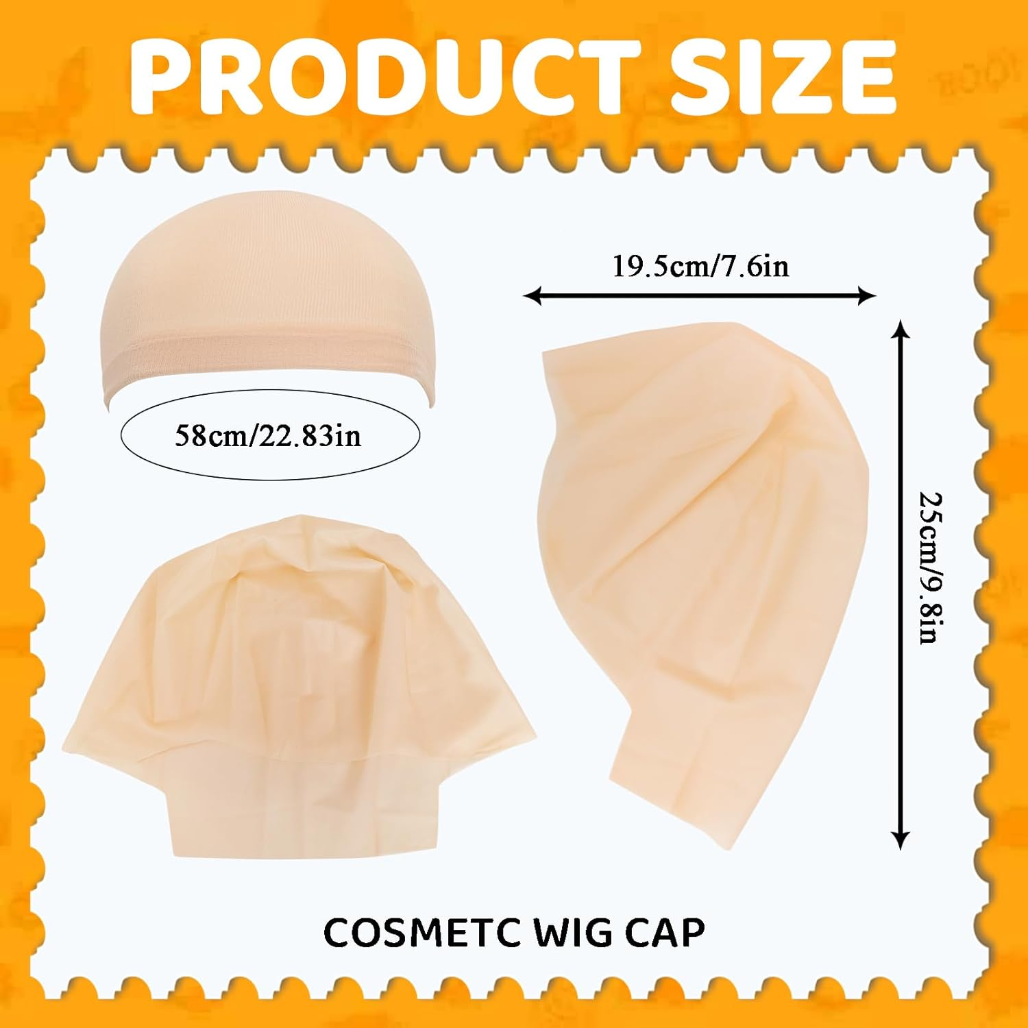 8 Piece Bald Caps for Adults