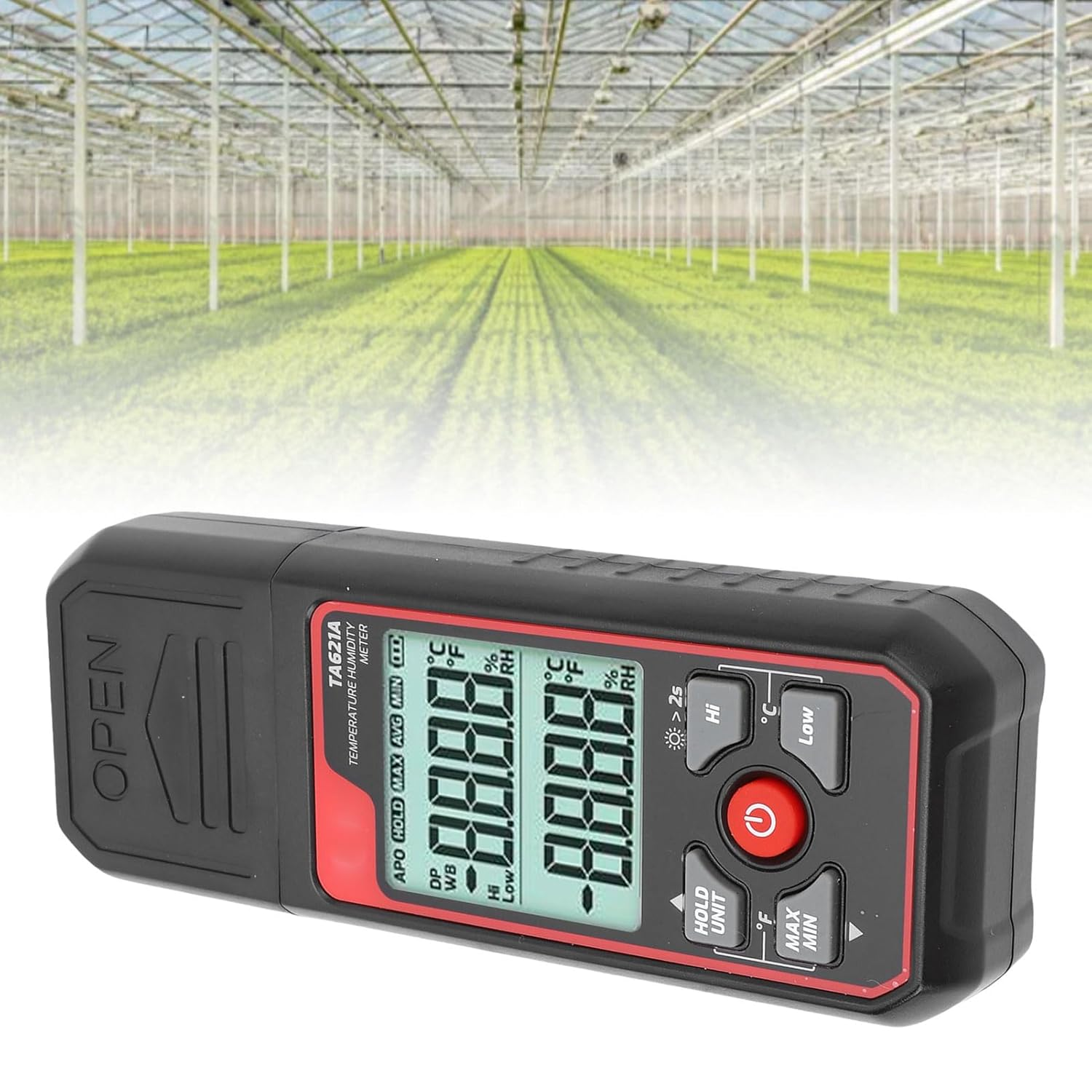 GXHTC3 Temperature Humidity Meter with High Accuracy Sensor for Ambient Relative Humidity, Dew Point, Wet Bulb Thermometer Display, Ideal for Household, Industry, Paranormal image number 3