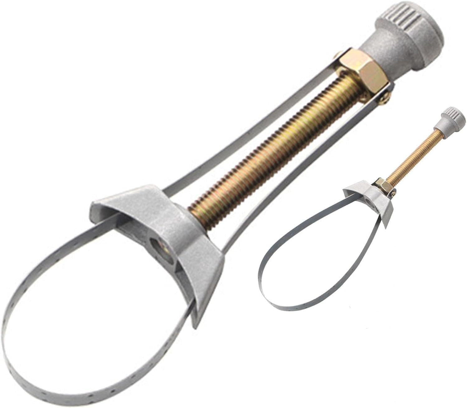 1 Piece Heavy Duty Oil Filter Wrench,Adjustable Oil Filter Removal Tool,Fits for Larger Size Oil Filters,Fits for Larger Vehicles,Large Truck/Large Tractor/Excavators Etc image number 3