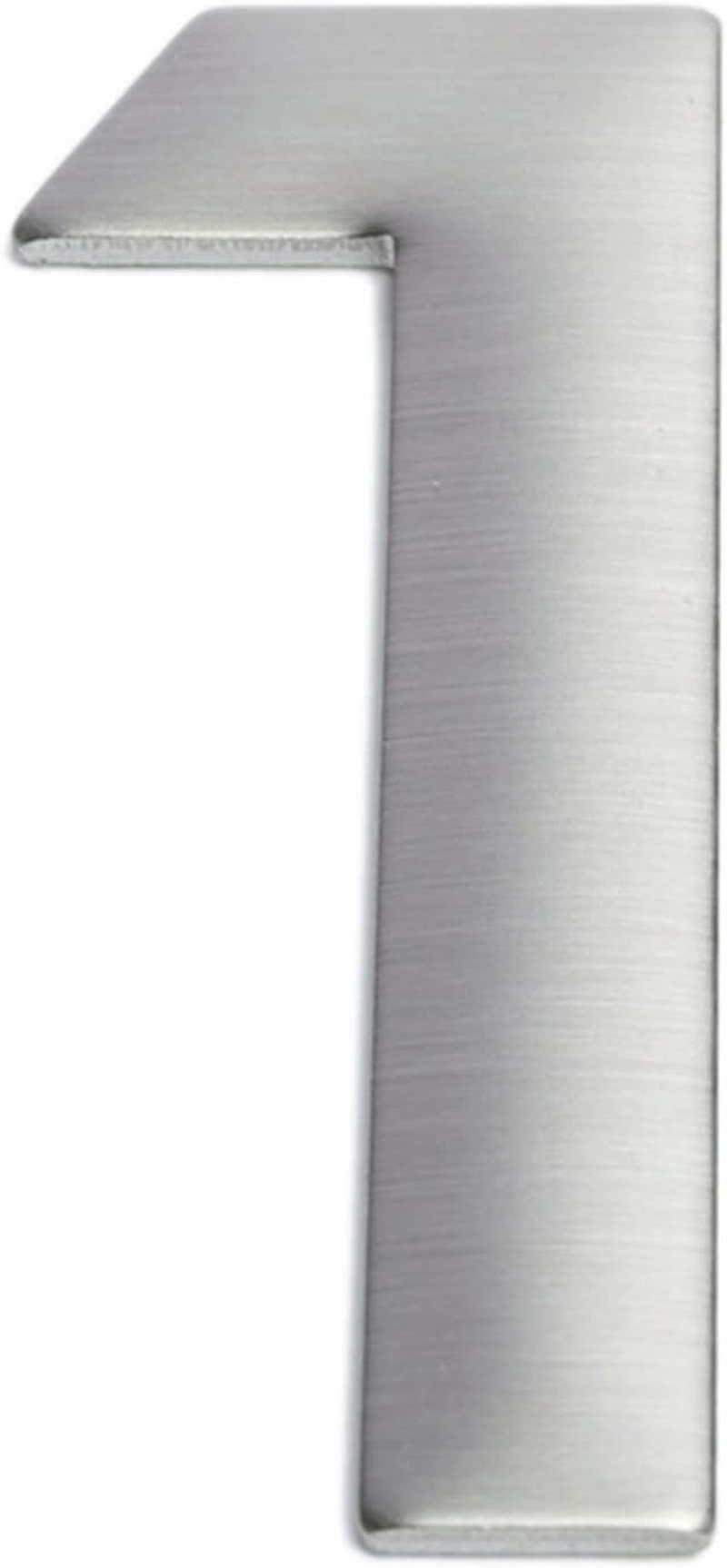 Romak SNN01 Stainless Steel Numeral Stick On, Number 1, 75 Mm Size