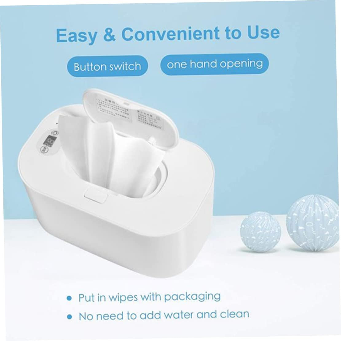Wipe Warmer for Babies Wet Wipes Dispenser Box Heater Baby Wipes Warmer Portable Usb Powered Wet Tissue Dispenser Indoor Outdoor image number 4