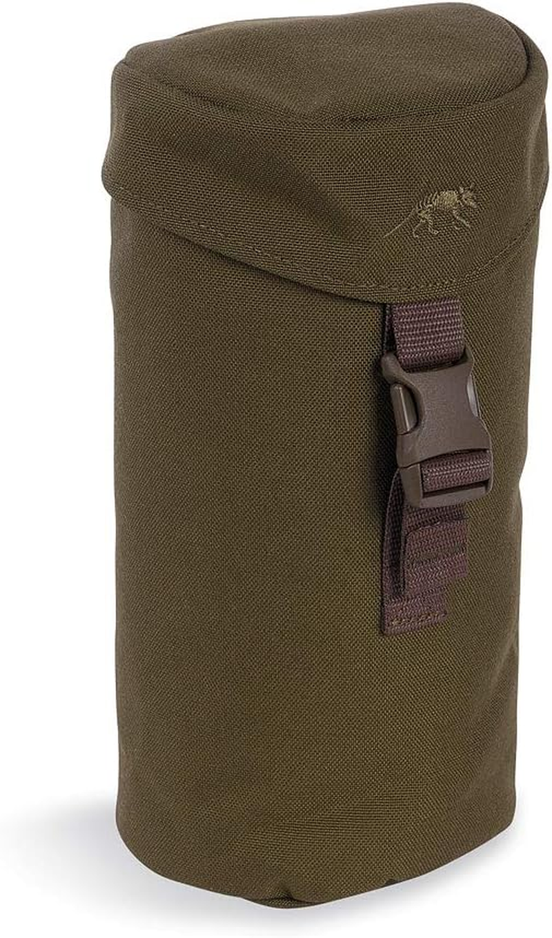 Tasmanian Tiger Tactical Water Bottle Holder with Strap - 1-Liter Molle System Bottle Holder with Quick-Release Buckle