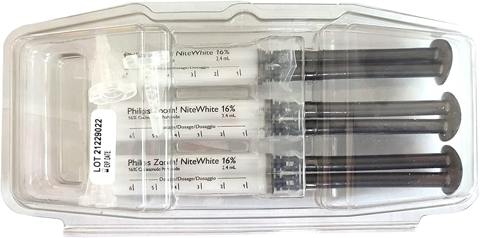 Zoom Nite White 16% Carbamide Peroxide Teeth Whitening Gel Mini Kit | 3 X 2.4Gram Syringes image number 2