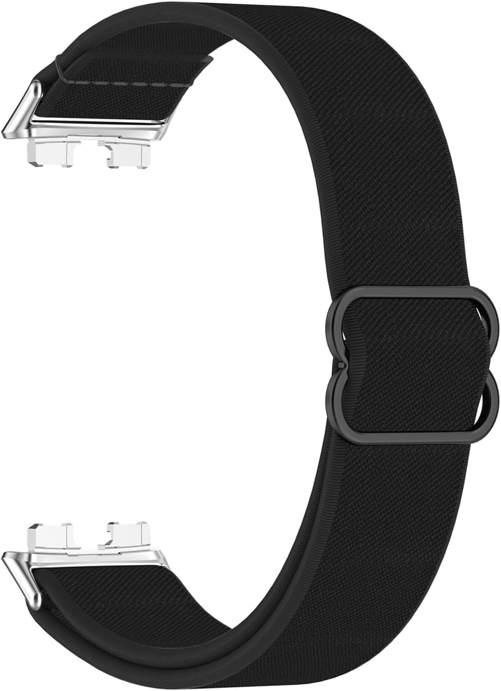 HOMTERN Straps Compatible with Huawei Band 10/Band 10 NFC, Band 9/Band 9 Nfc,Band 8/Band 8 NFC, Flexible Nylon Durable Smartwatch Watch Replacement Bands for Women and Man,Black, One Size, Nylon image number 3