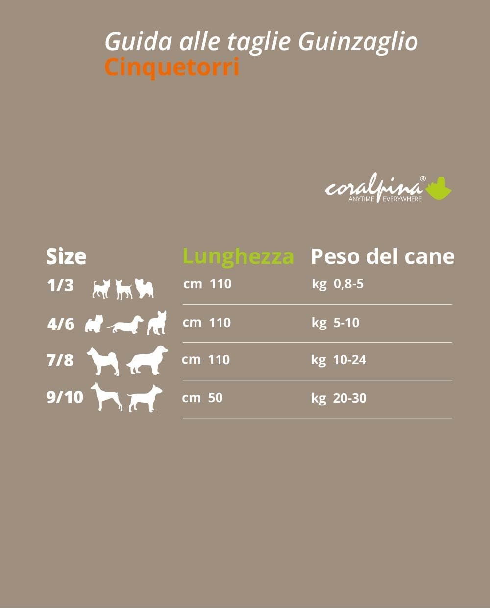 Coralpina - Cinquetorri Simple and Durable Dog Lead with Reflective Parts and Padded Handle with Ring for Bag Holder, Dark Black, Size 4/6 image number 4