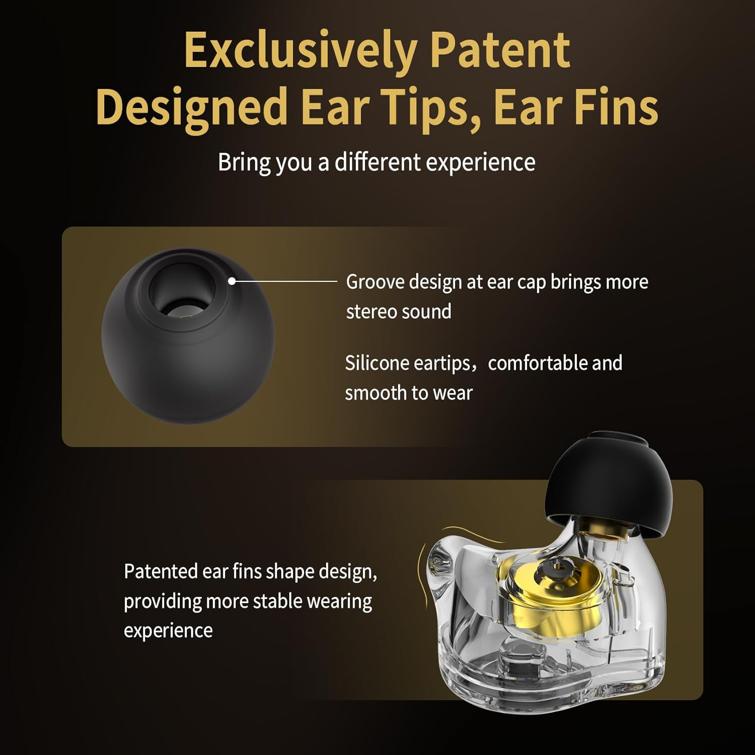 Keephifi CCZ MC02 Aura Wired In-Ear Monitors with Mic,Ultra-High Frequency Resolution for Detailed Sound, Lightweight UV Curing PC Cavity for Portability, 3.5Mm Headphones for Gaming & Music image number 4