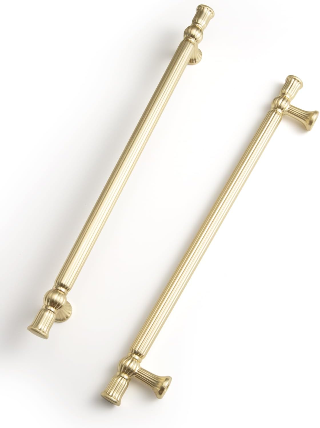 Antique Brass Cabinet Pulls - 3-3/4 Inch(96Mm) Hole Center Classic Vintage Drawer Handles Zinc Alloy,Kitchen Cupboard Bathroom Dresser Cabinet Hardware (2, Antique Brass, 3-3/4"(96Mm) Hole Centers)