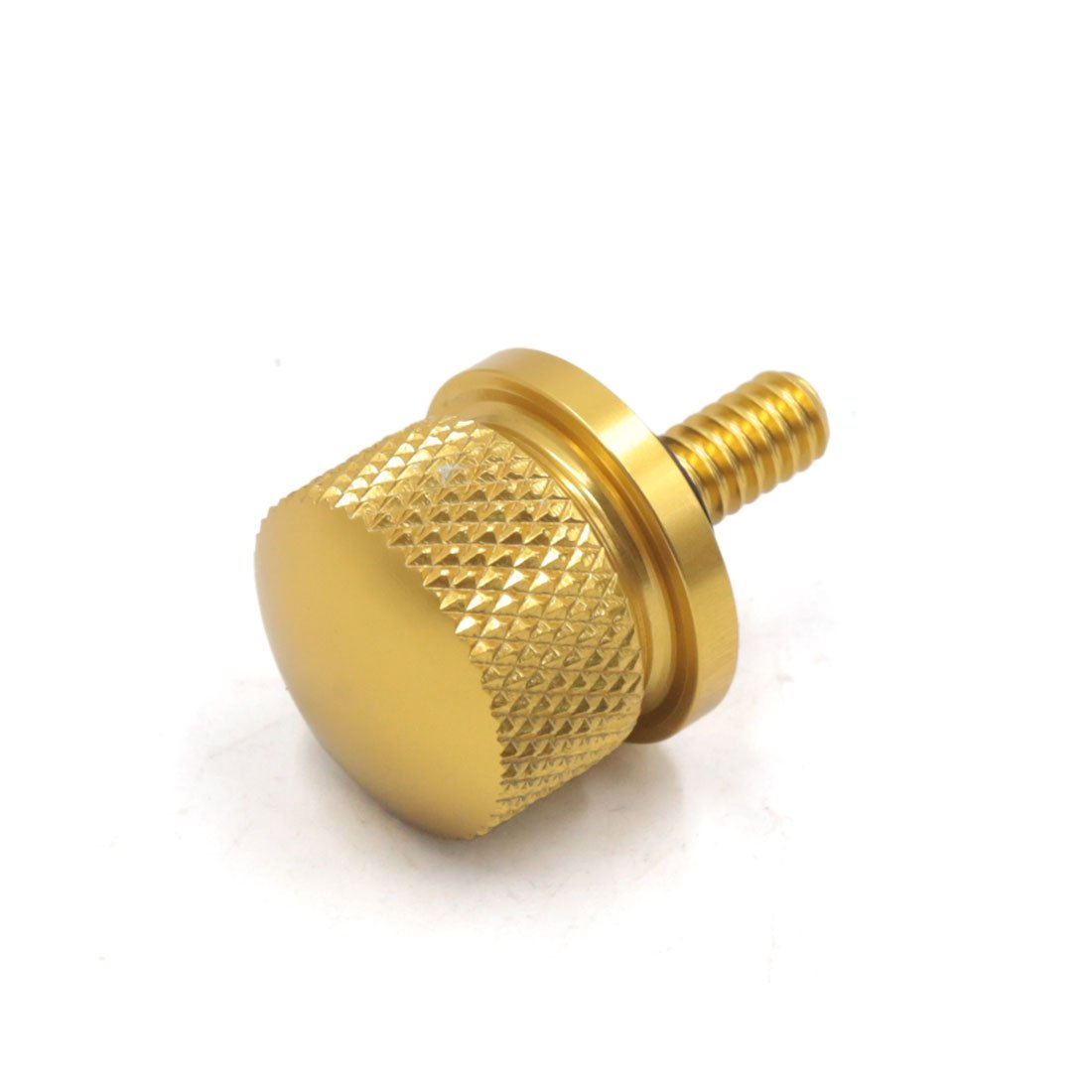 Uxcell Gold Tone Aluminium Alloy Motorcycle Seat Mount Bolt Screw Cap Nut for Harley Davidson