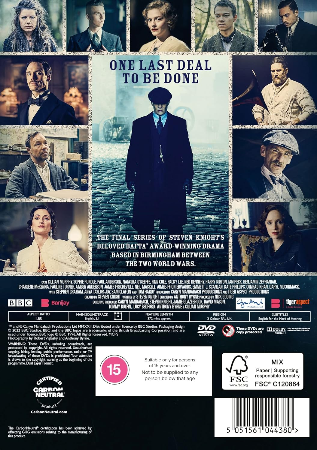 Peaky Blinders - Series 6 [DVD] [2022] image number 1