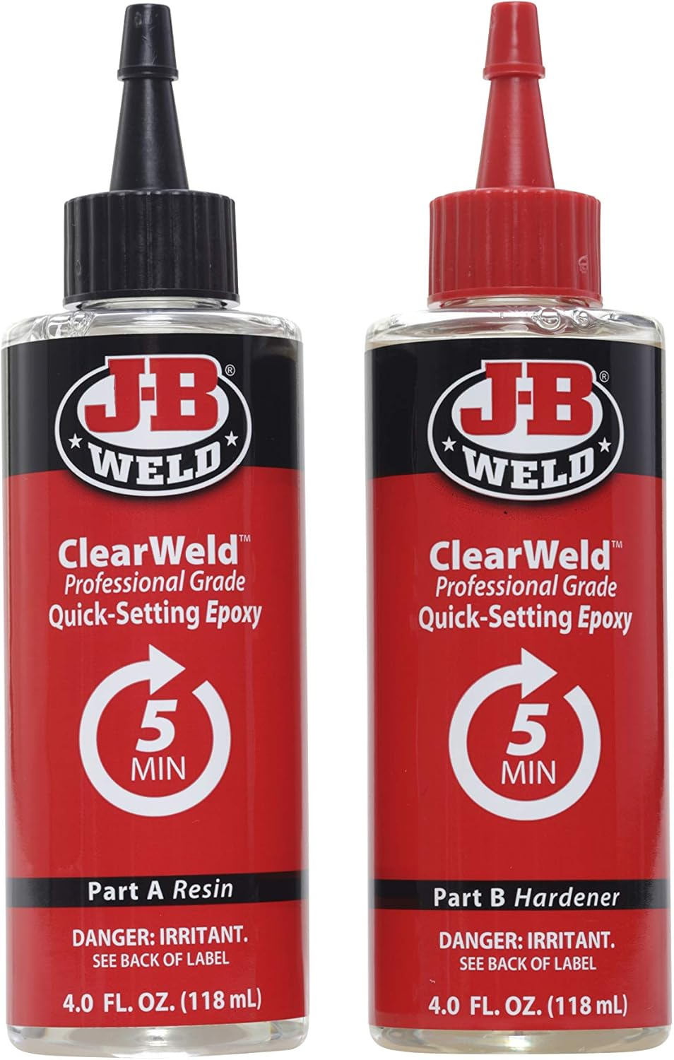 JB Weld Clearweld Professional Grade Epoxy Pack of 2, 118 Ml image number 1