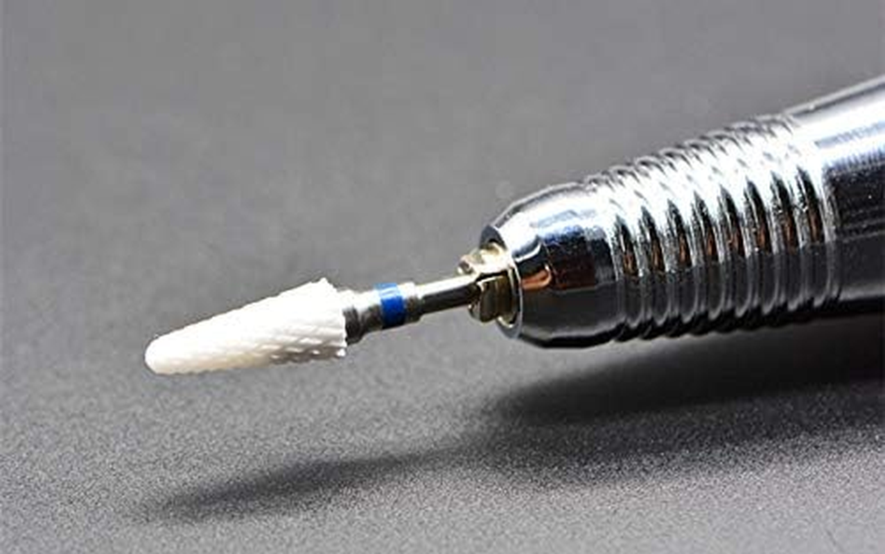 Natury Nails Ceramic Nail Cutter Bits Manicure Pedicure Nail Polish Acrylic Nails and Gel Nails File for Woodturning Blue Medium Grit image number 3