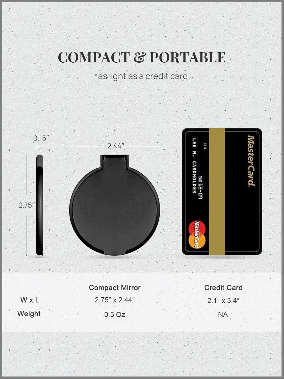 Compact Mirror Bulk, round Makeup Mirror for Purse, Set of 24 (4-Color) image number 3