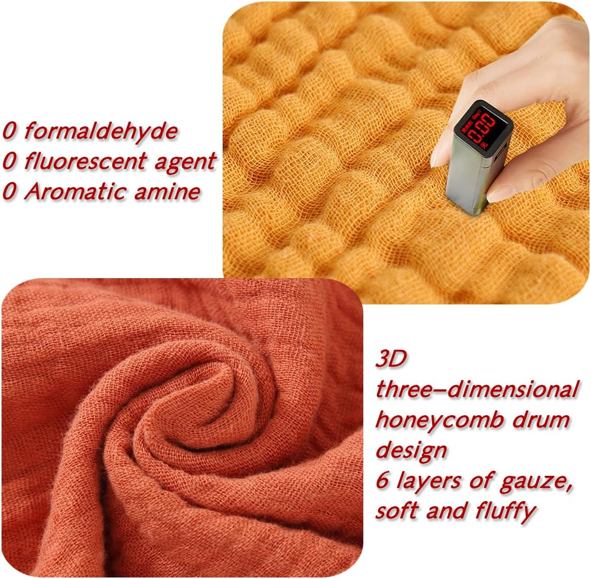 Agrap 7-Layer Pure Cotton Hiccup Cloth, 100% Cotton, 20 Inches X 10 Inches, Suitable for Baby Drool and Grooming, Soft, Safe, and Gentle Baby Bath Towel, Gender Free, Is the Best Gift Choice (Large)