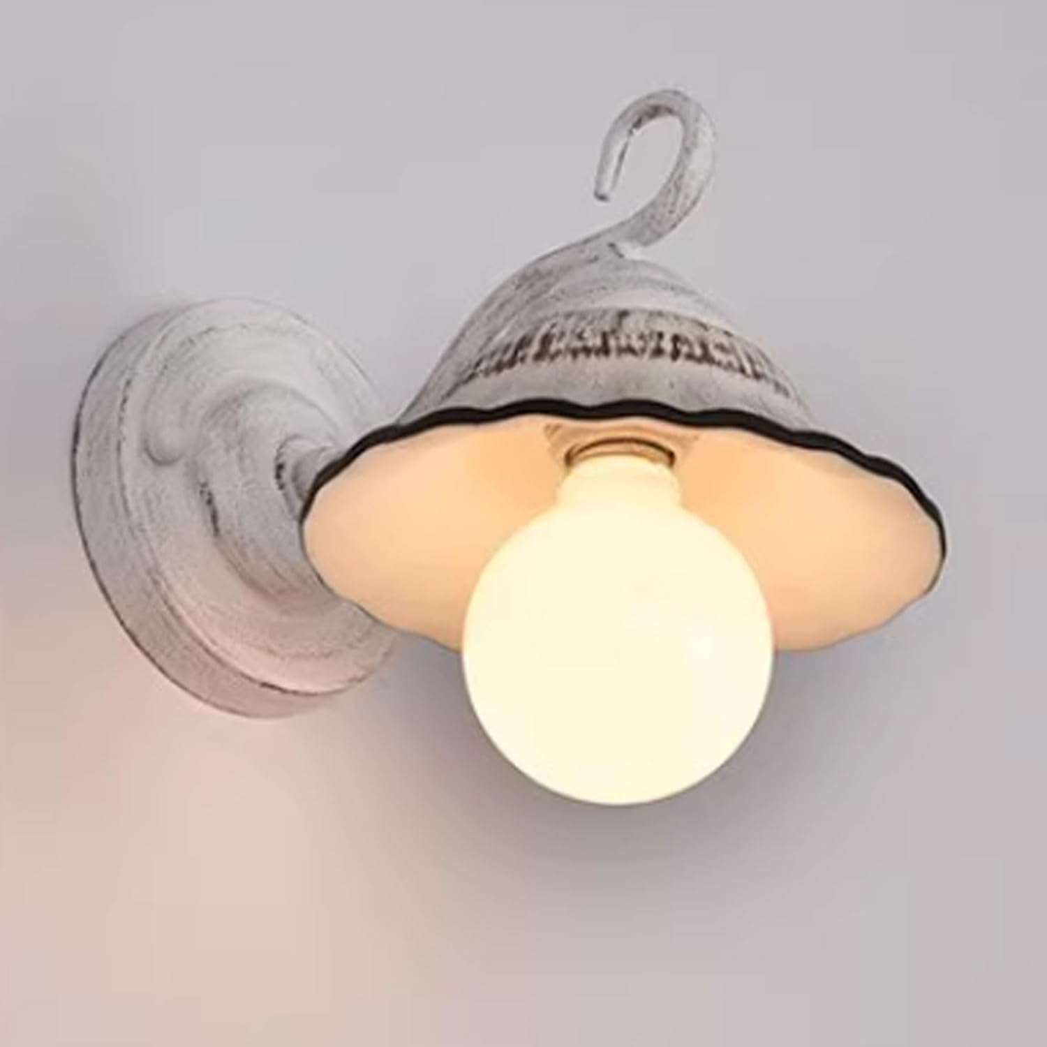 Wall Lamp TV Background Restaurant Mural Wall Sconce E27 Ceramic Metal Wall Light Corridor Bedroom Bedside Lamp Living Room Wall Lighting image number 1