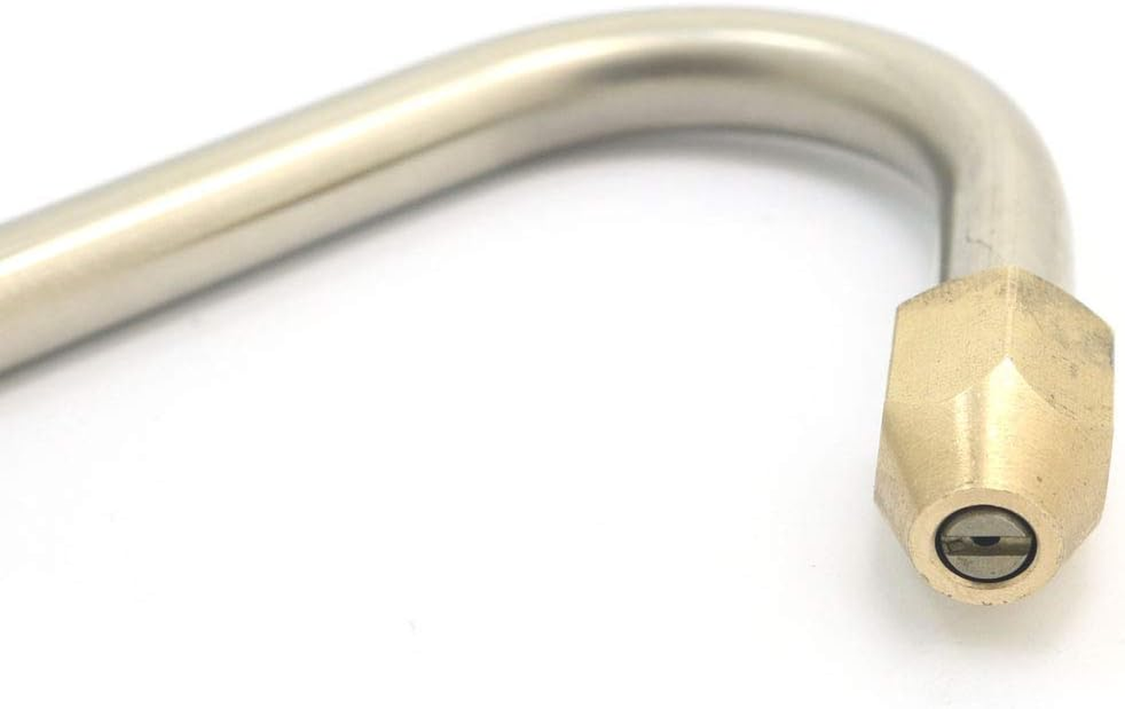 NUZAMAS U Shape 32Cm High Pressure Washer Spray Nozzle Attachment, Extend Bended, Angled Hose, Bended for Easy Underbody Cleaning, Quick Connector, Boat Car Home Decking Driveway Wash and Cleaning image number 6